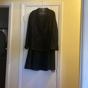 2 PEICE DENIM SKIRT SET